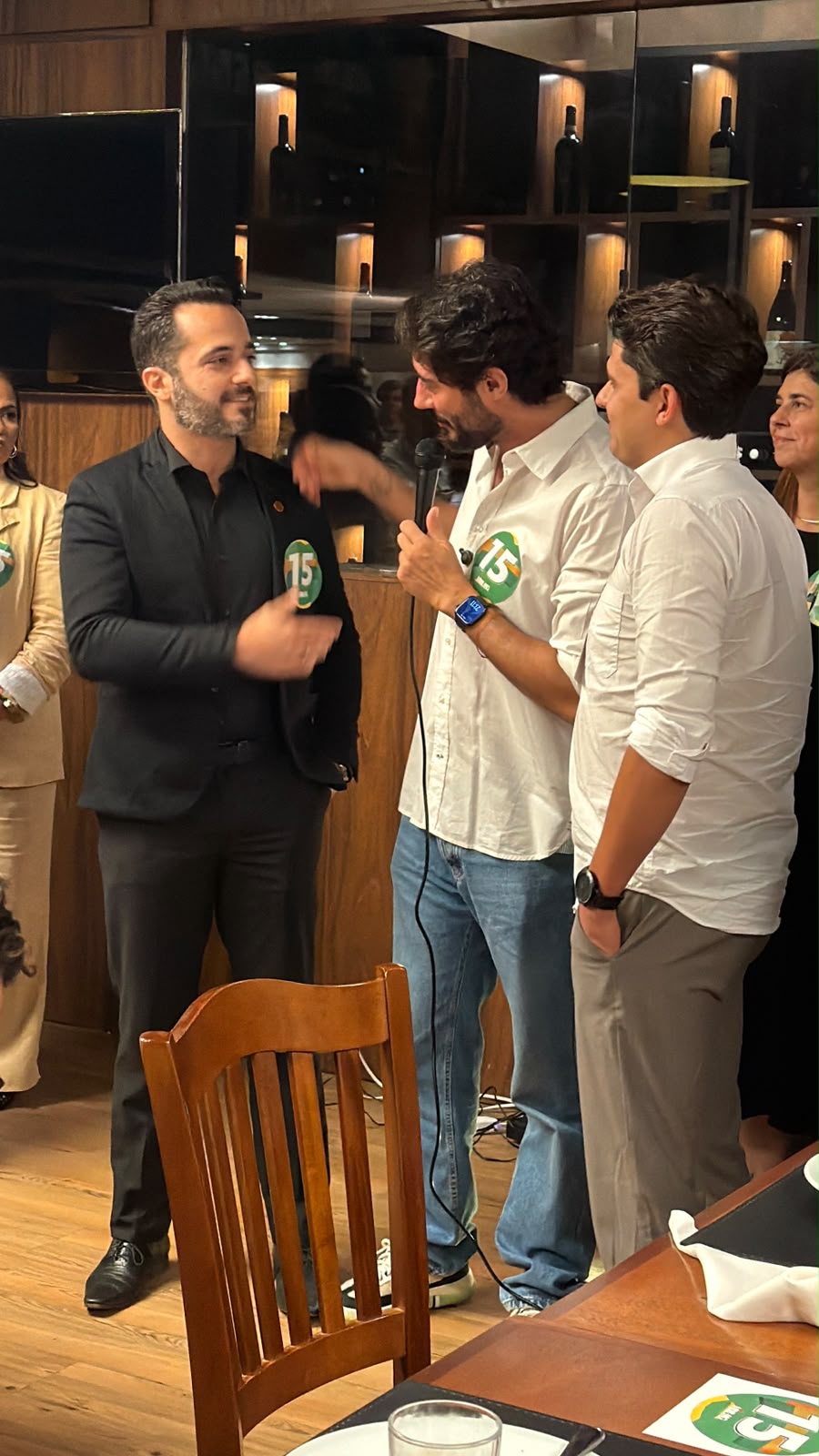 Rafael Tiradentes em encontro com lideranças do MDB